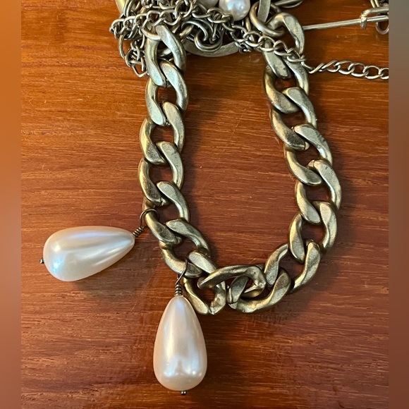 JUICY COUTURE Vintage Bag Keychain Heart Jewel Charms Pearl Crystal Overstuffed - Picture 6 of 11